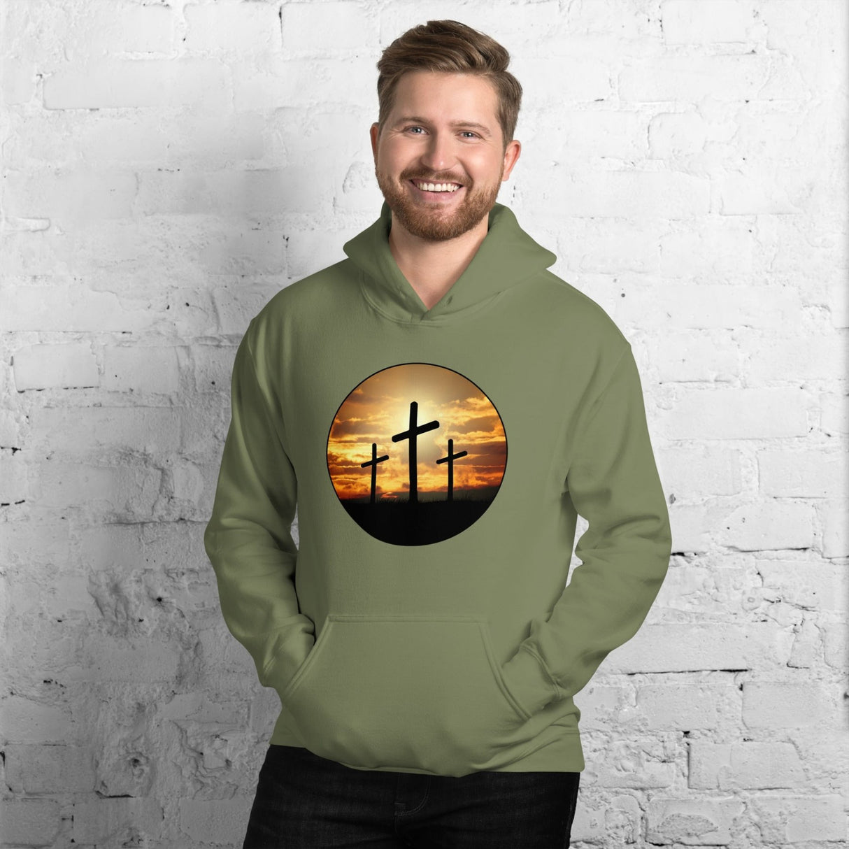 3 Crosses on Calvary Hoodie