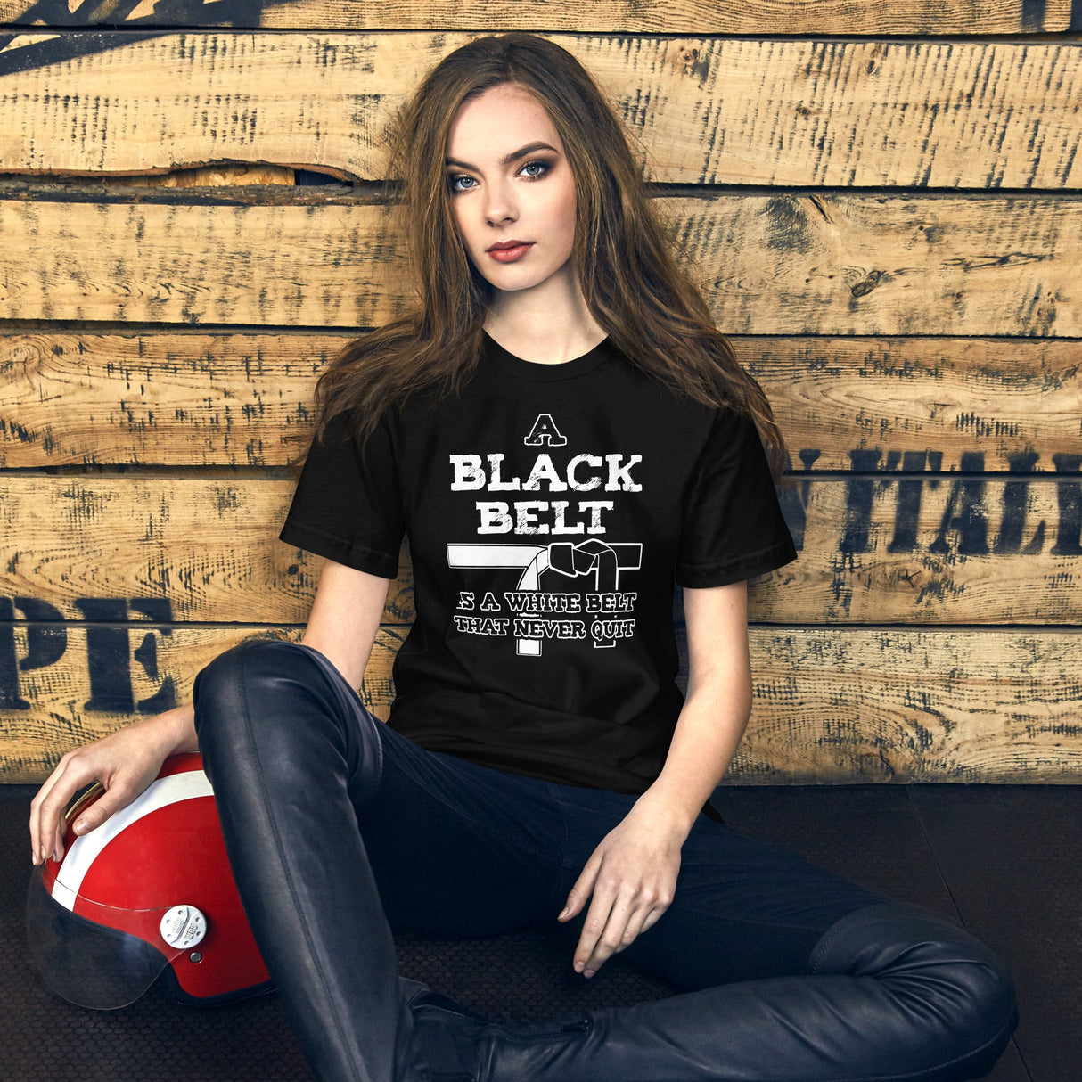 A Black Belt is a White Belt That Never Quit Shirt