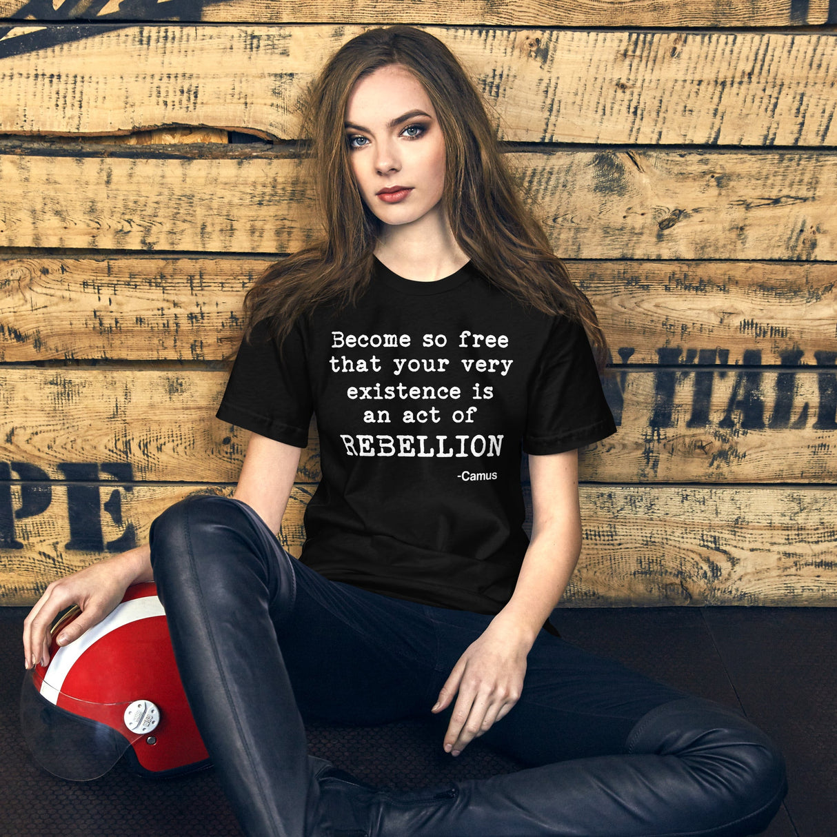 Albert Camus Rebellion Quote Shirt