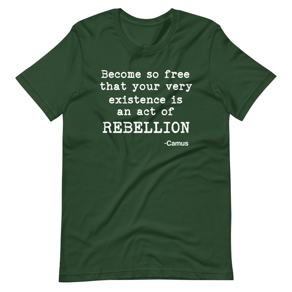 Albert Camus Rebellion Quote Shirt