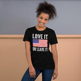 American Flag Love it or Leave it Shirt