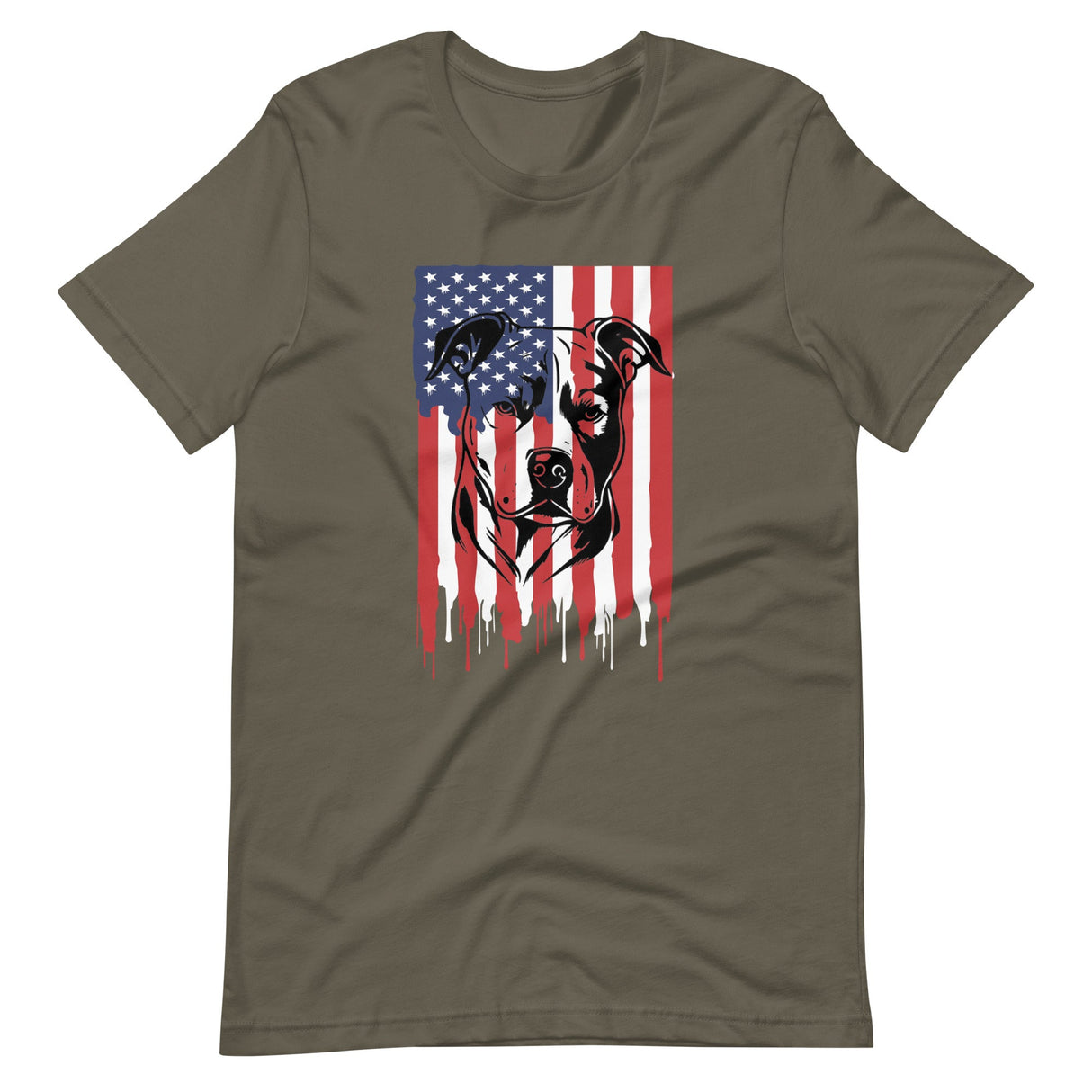 American Flag Pit Bull Shirt