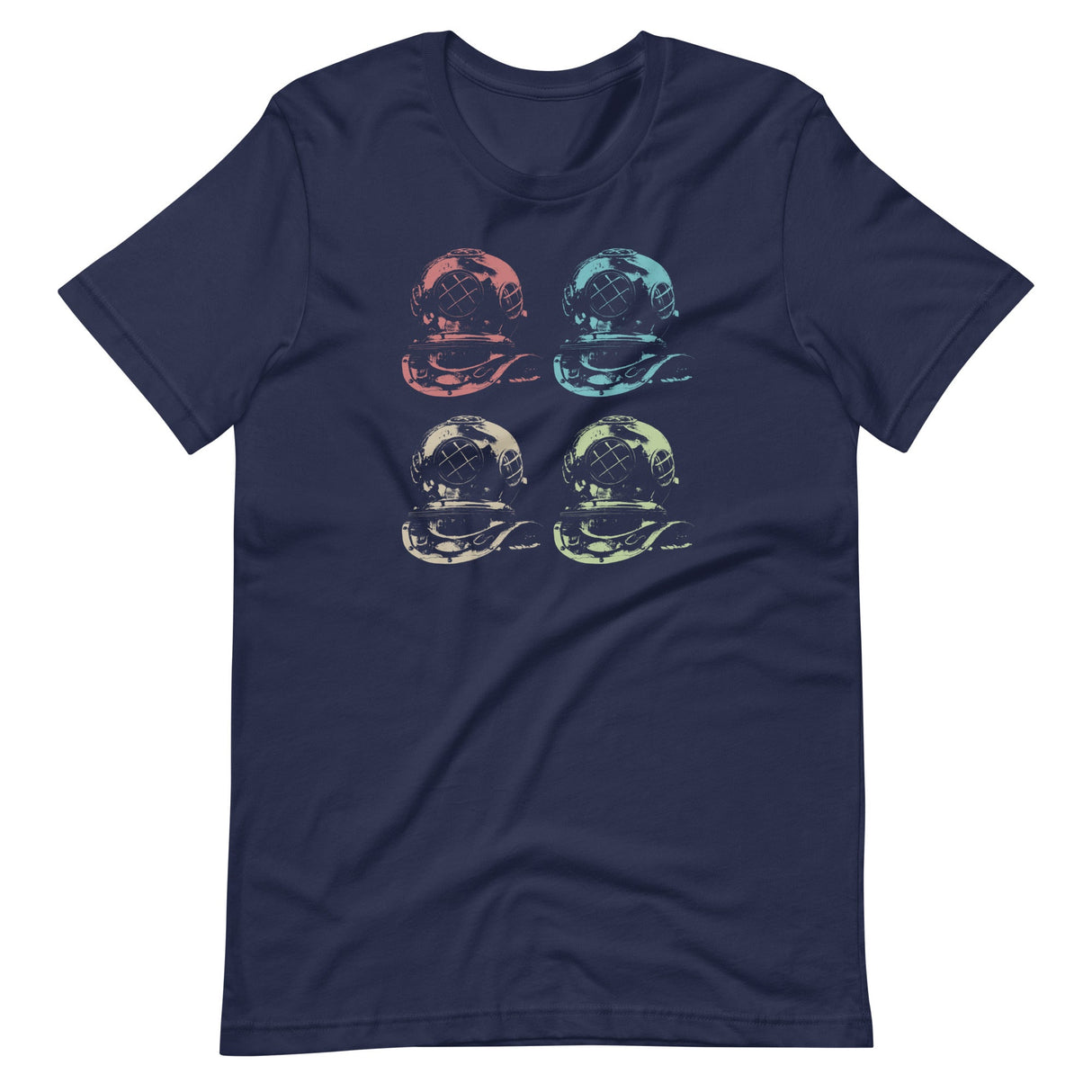 Artistic Deep Sea Diver Helmet Shirt