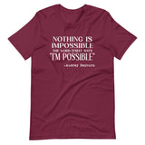 Audrey Hepburn Nothing Is Impossible Shirt