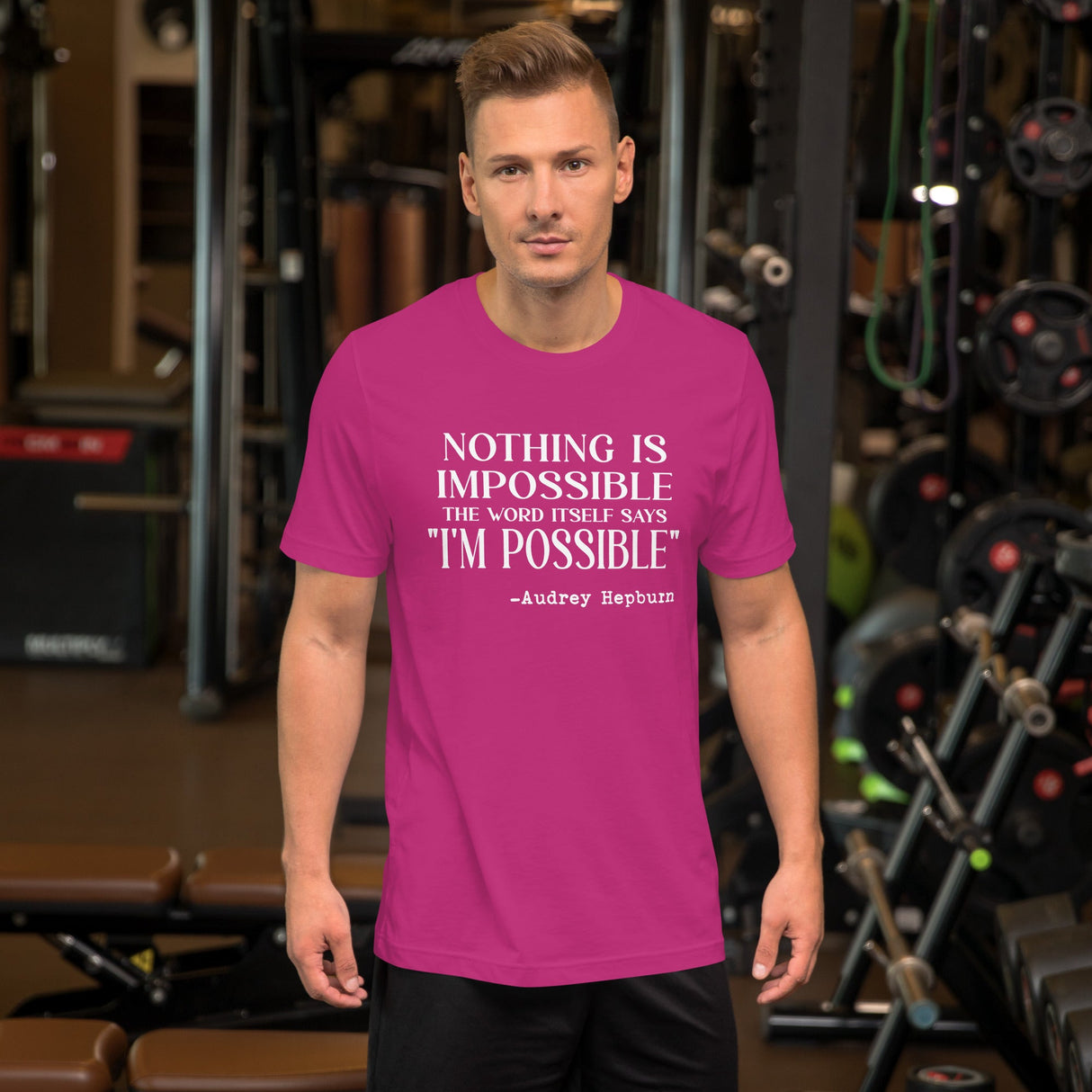 Audrey Hepburn Nothing Is Impossible Shirt