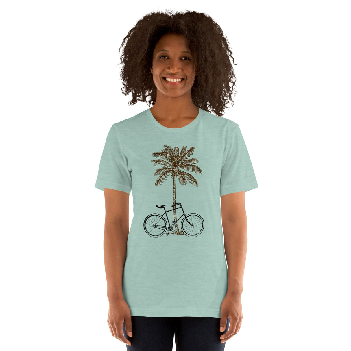 Beach Bike And Palm Tree Shirt