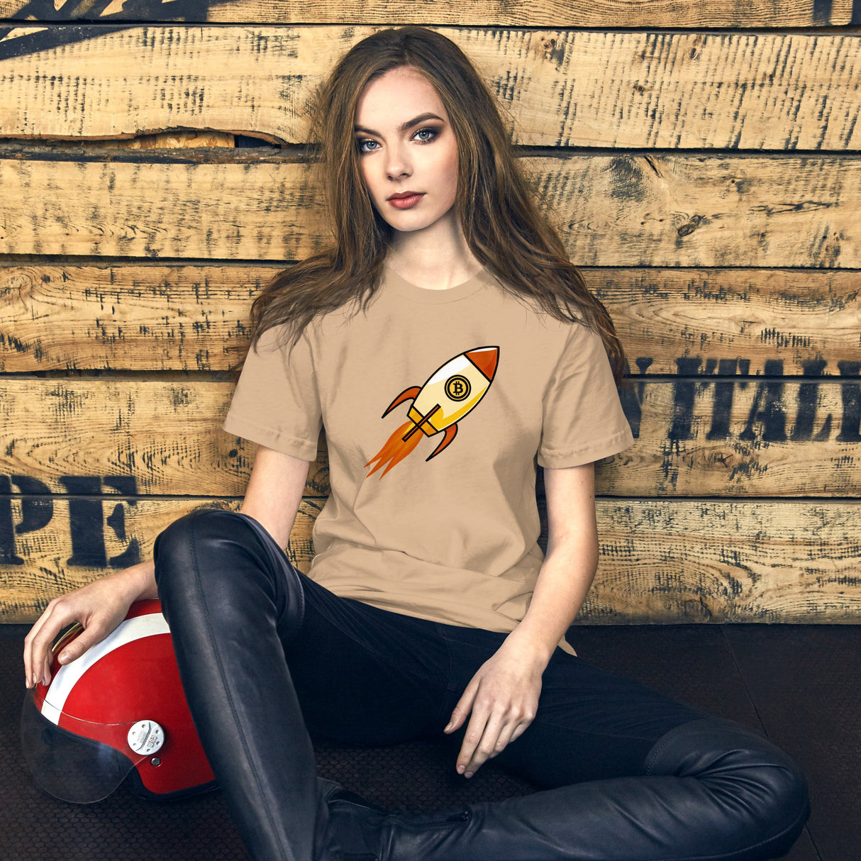 Bitcoin Rocket Shirt