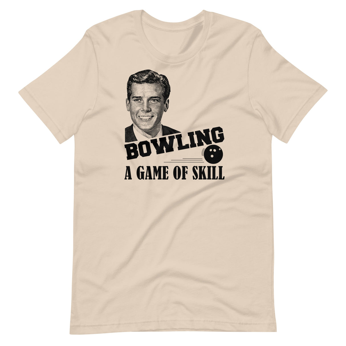 Bowling a Game of Skill Vintage Ad Shirt