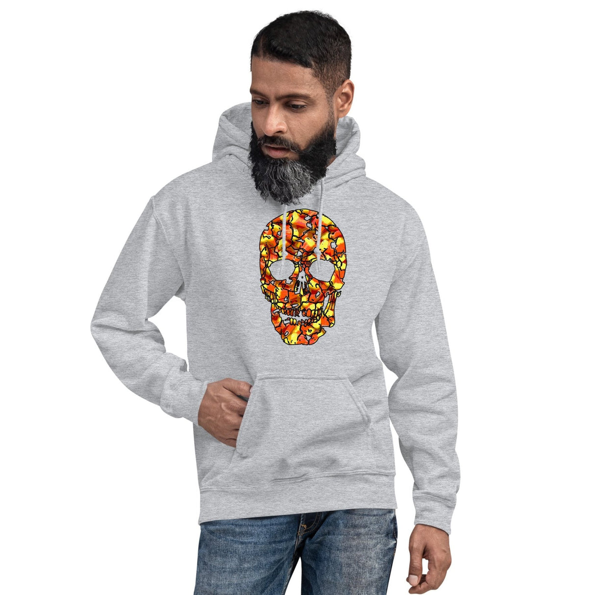 Candy Corn Skull Hoodie