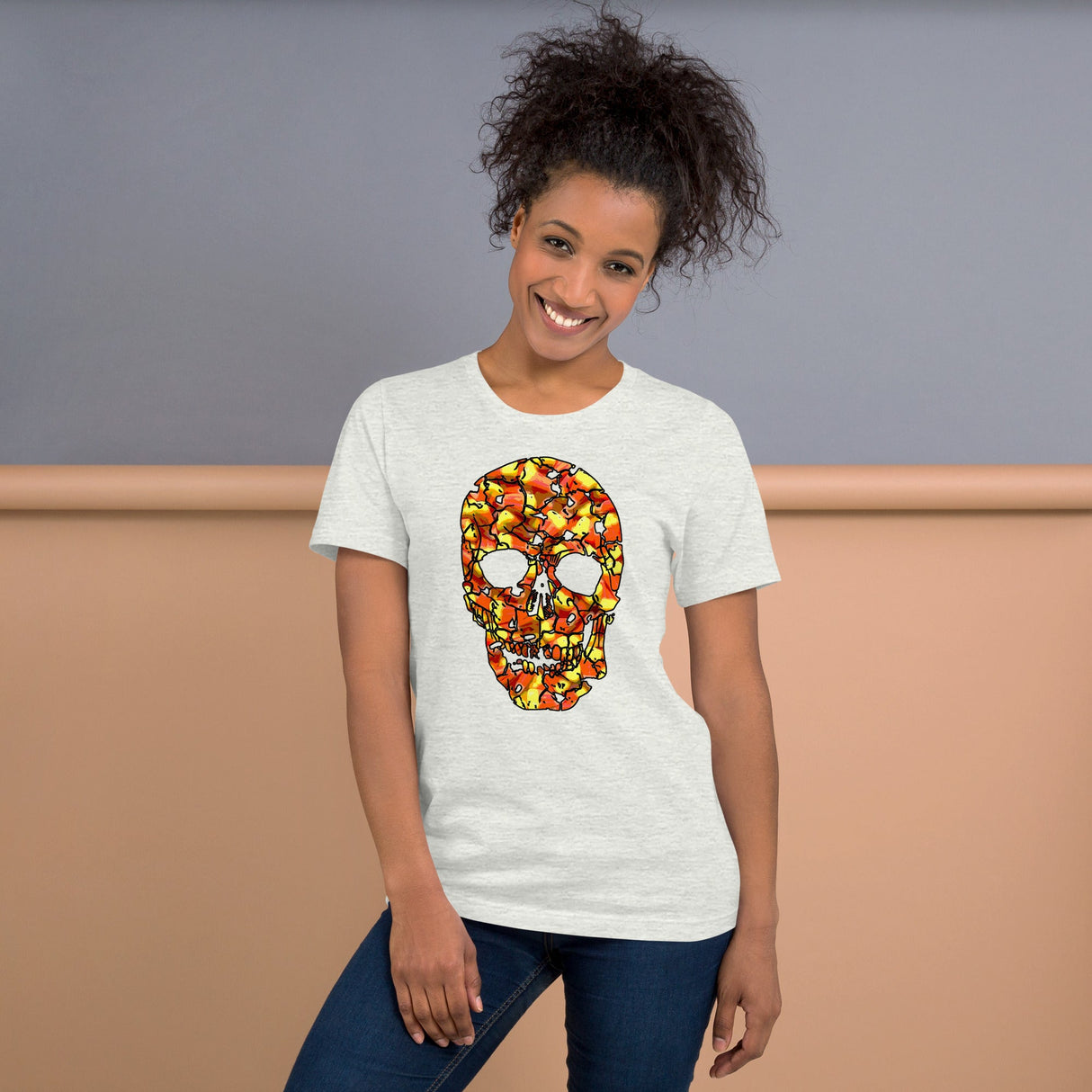 Candy Corn Skull Shirt