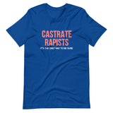 Castrate Rapists Its The Only Way To Be Sure Shirt