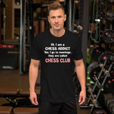 Chess Addict Chess Club Shirt