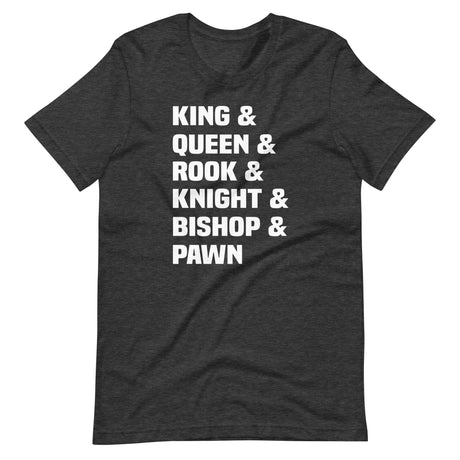 Chess Pieces By Name Shirt