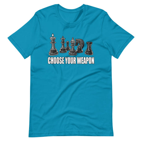 Choose Your Weapon Chess Shirt