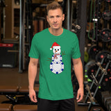 Christmas Poker Snowman Shirt