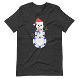 Christmas Poker Snowman Shirt