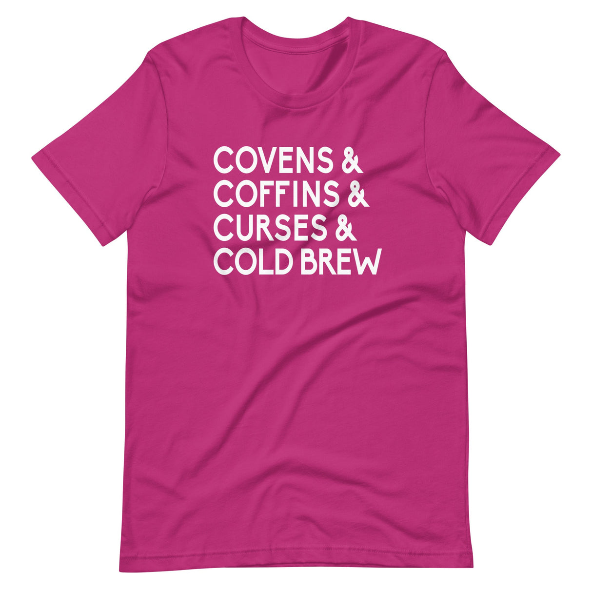 Covens Coffins Curses and Cold Brew Shirt