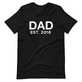 Dad Established 2016 Shirt