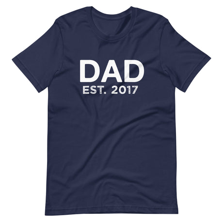 Dad Established 2017 Shirt