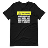 Desensitized by Video Games and Rock Music Shirt