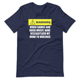 Desensitized by Video Games and Rock Music Shirt