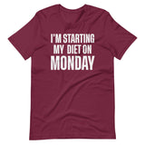 Diet Starts Monday Shirt