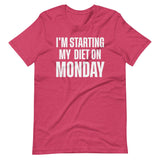 Diet Starts Monday Shirt