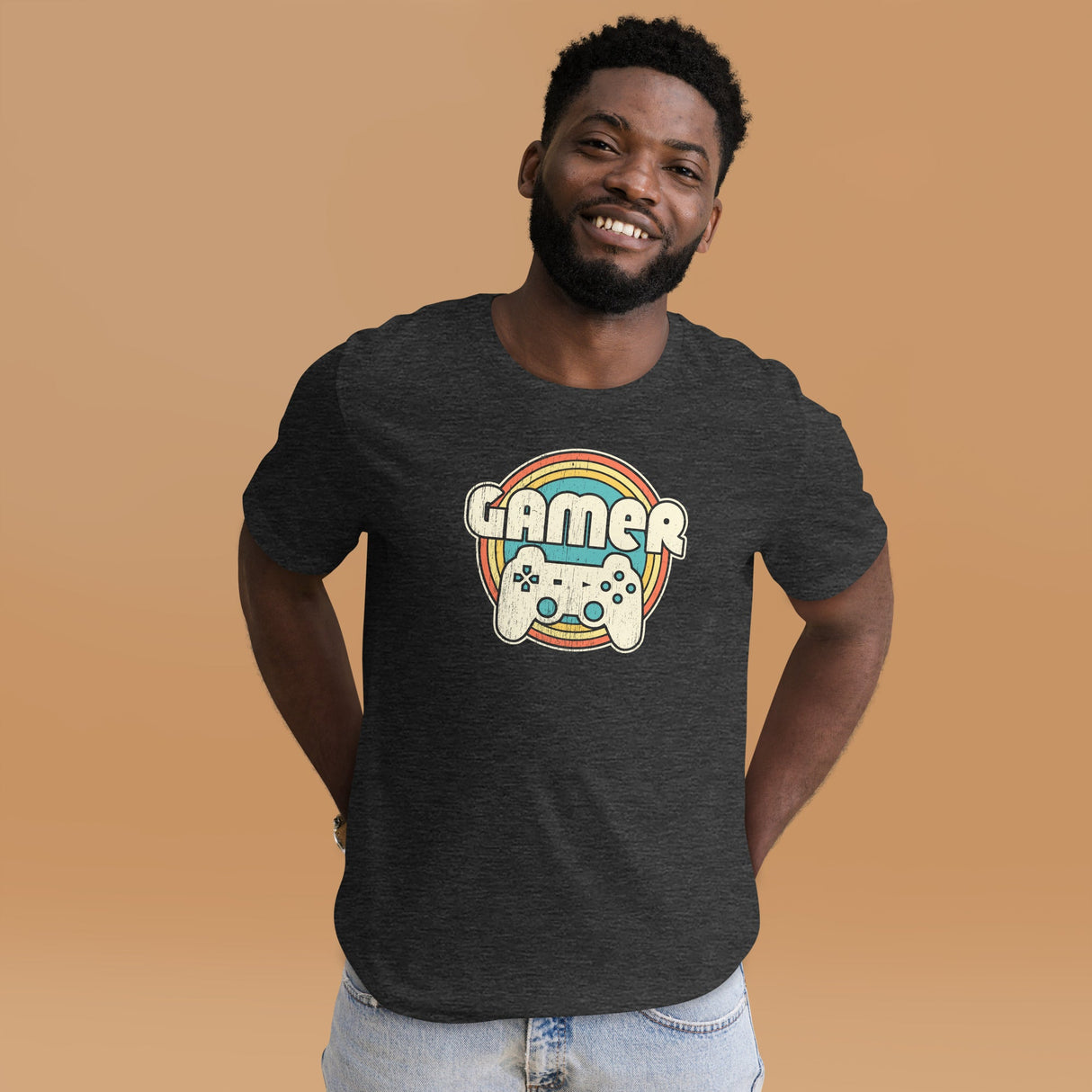 Distressed Vintage Gamer Shirt