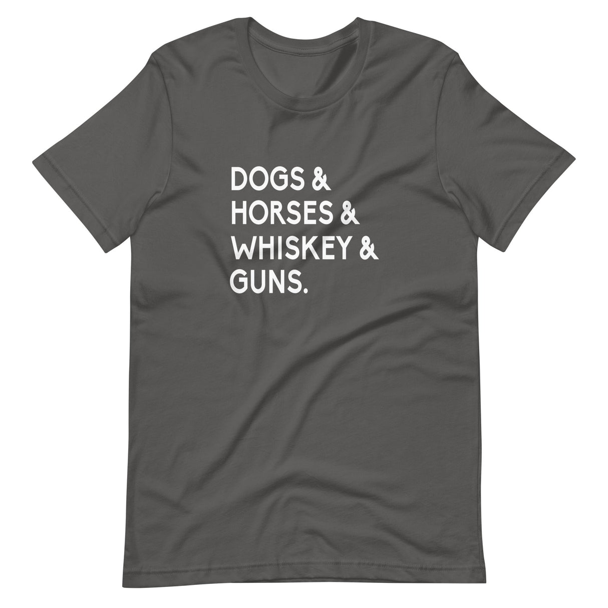 Dogs Horses Whiskey And Guns Shirt