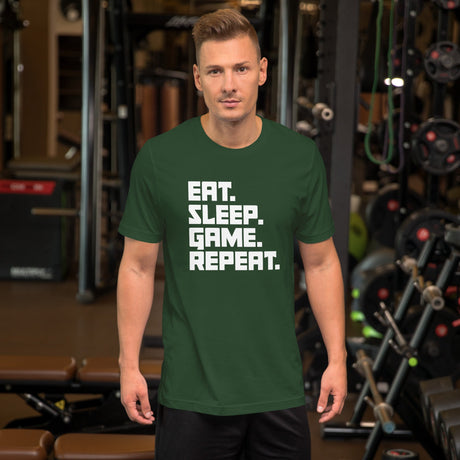 Eat Sleep Game Repeat Shirt