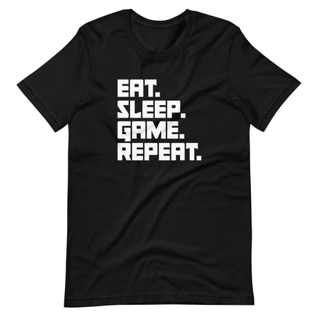 Eat Sleep Game Repeat Shirt