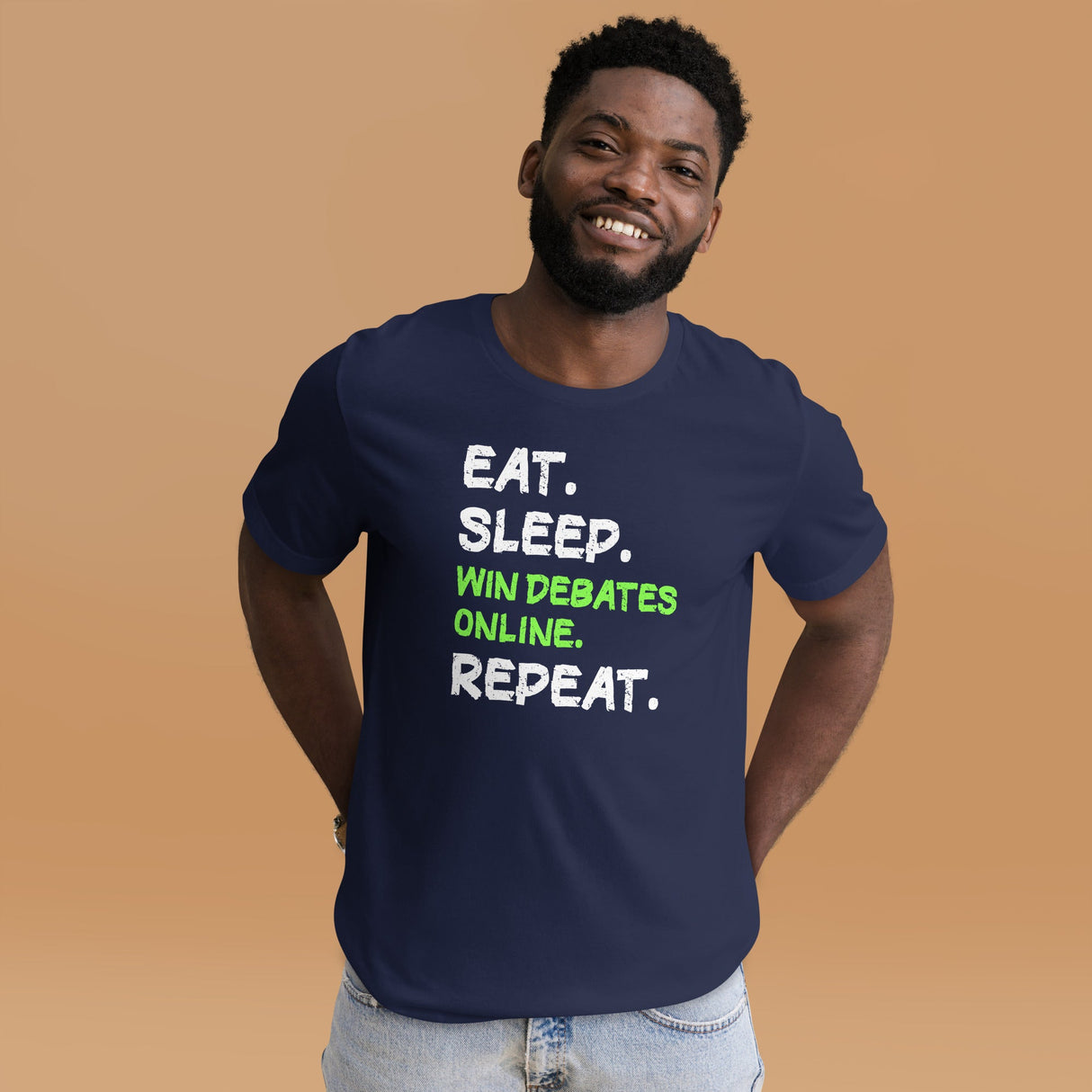 Eat Sleep Win Debates Online Repeat Shirt