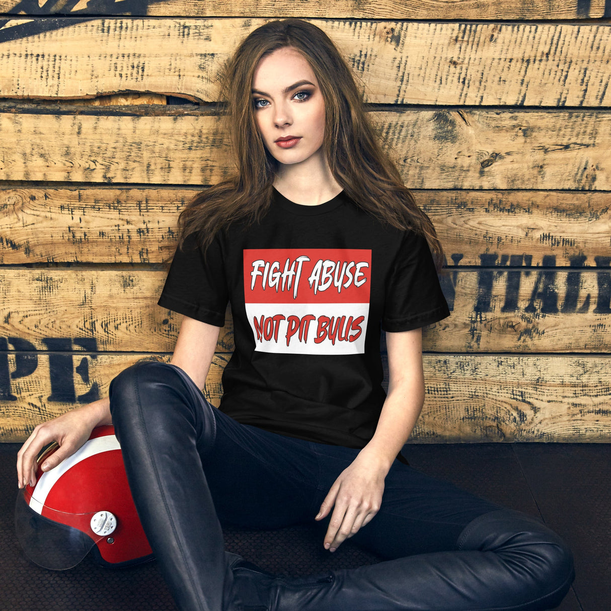 Fight Abuse Not Pit Bulls Shirt