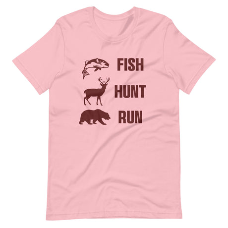 Fish Hunt Run Bear Shirt