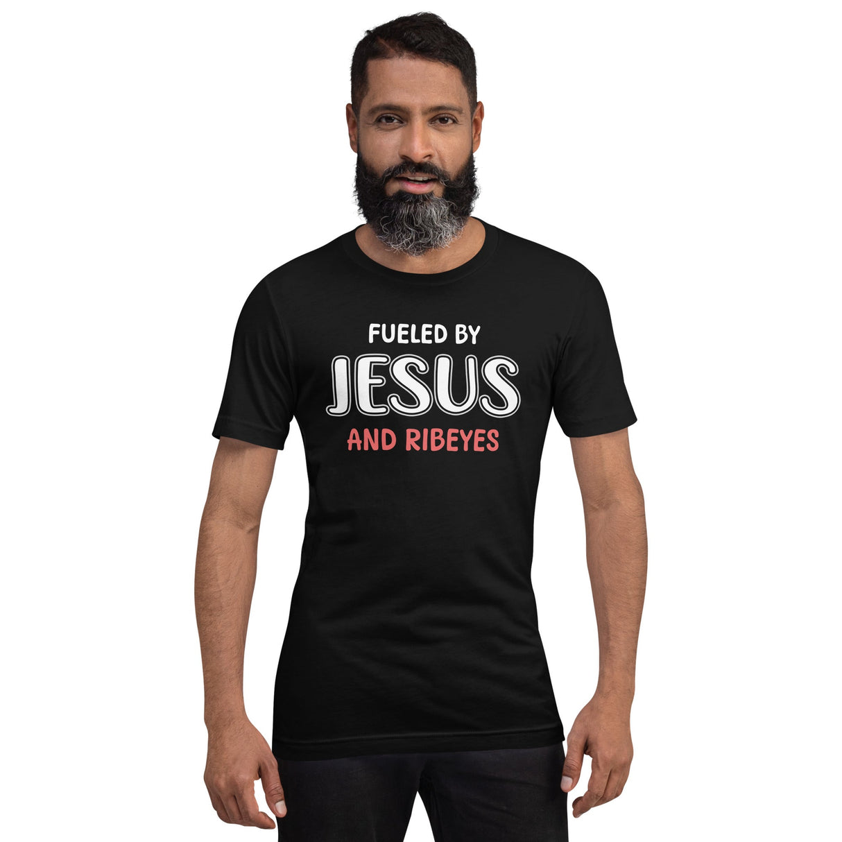 Fueled by Jesus and Ribeyes Carnivore Shirt