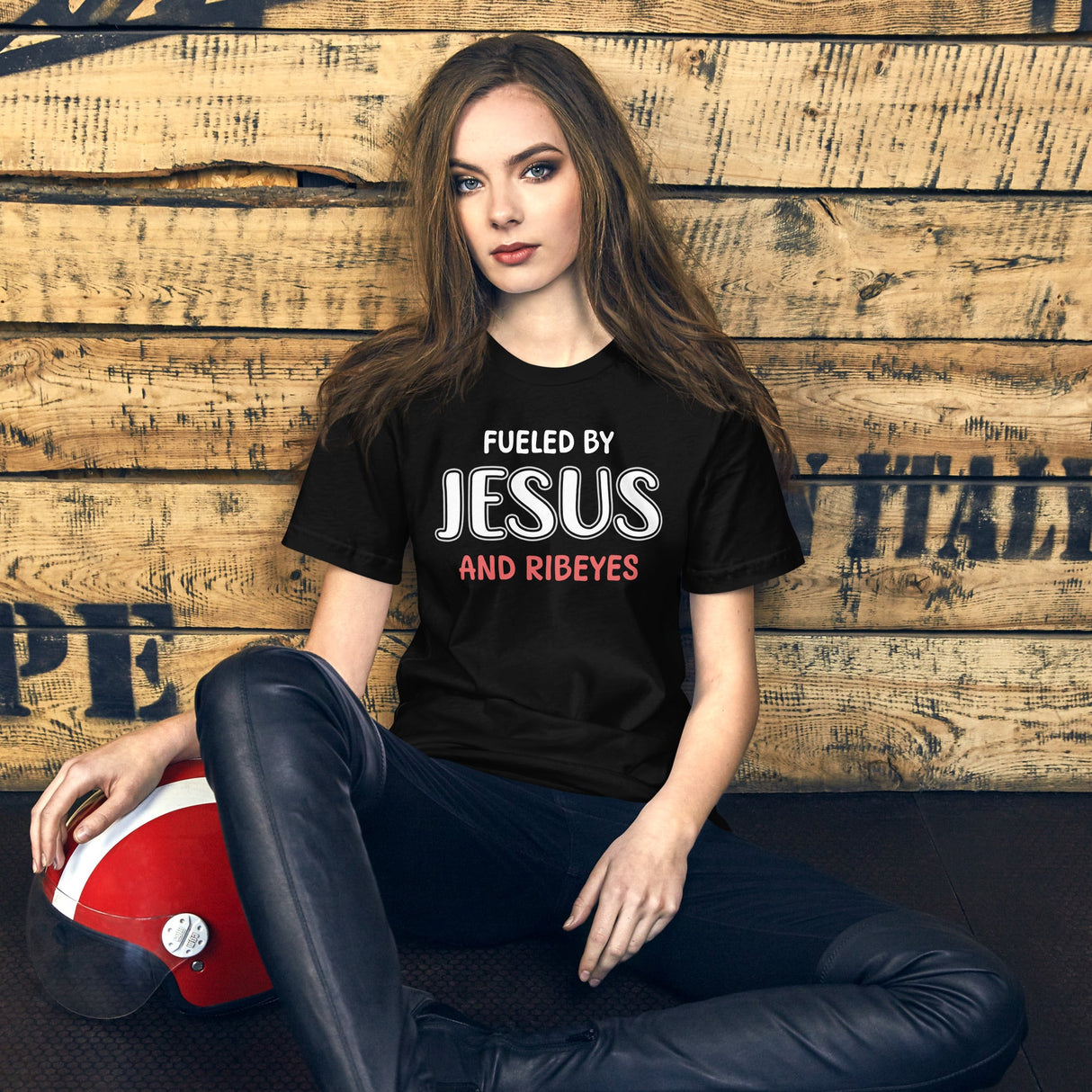 Fueled by Jesus and Ribeyes Carnivore Shirt