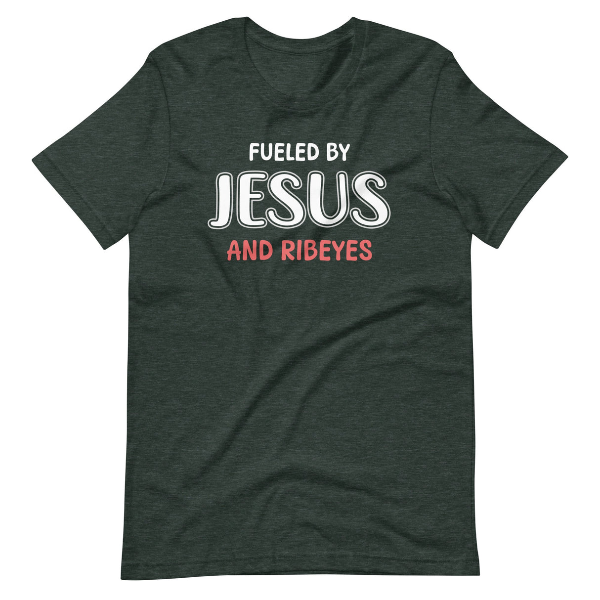 Fueled by Jesus and Ribeyes Carnivore Shirt