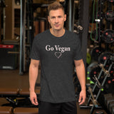 Go Vegan Pink Heart Shirt