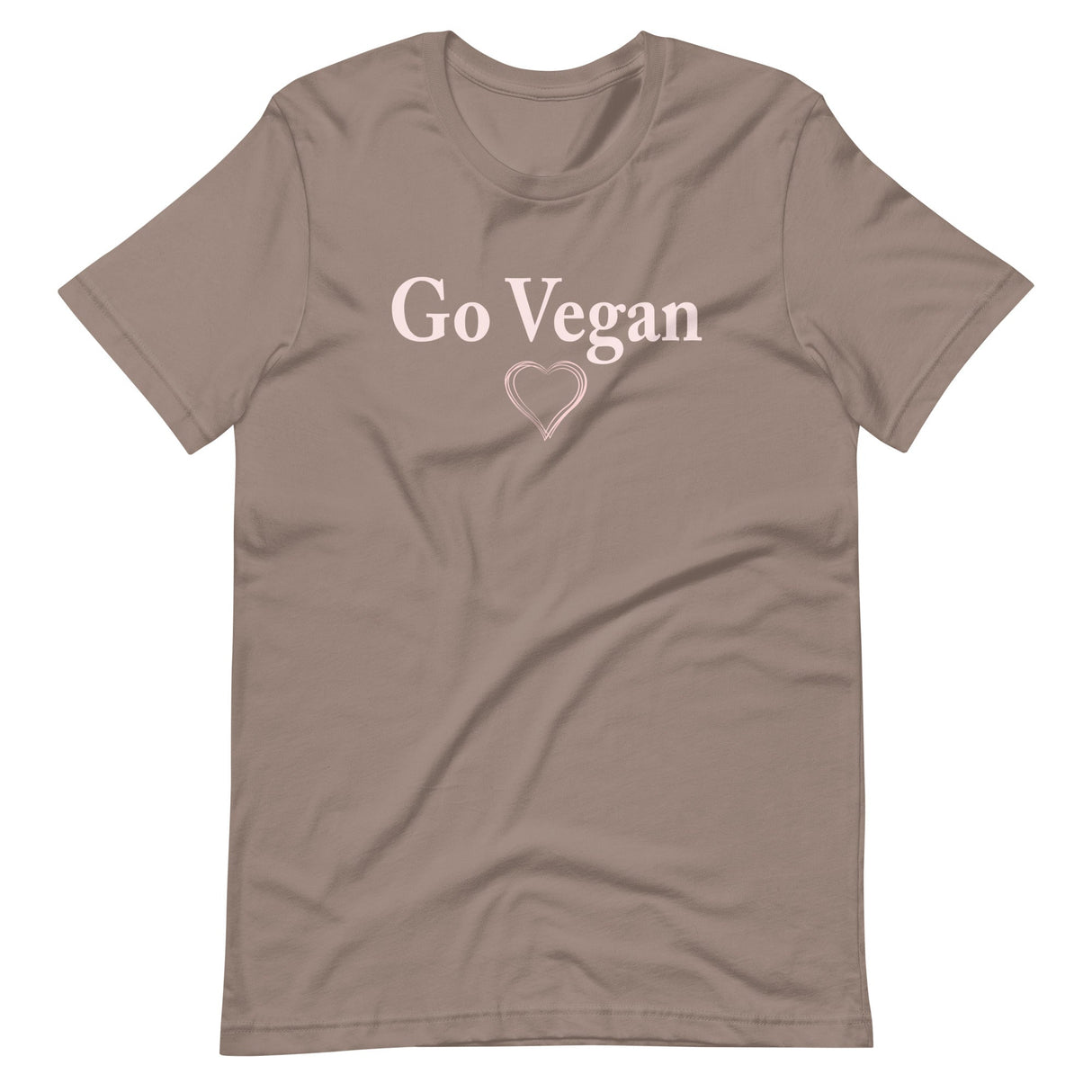 Go Vegan Pink Heart Shirt