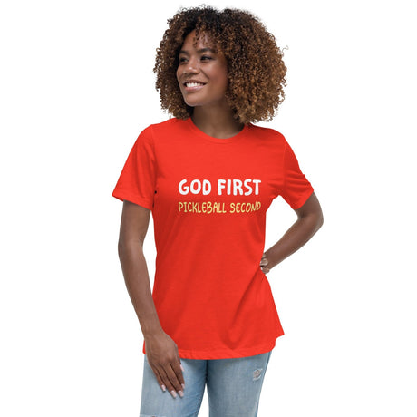 God First Pickleball Second Women's Shirt