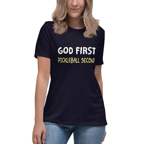 God First Pickleball Second Women's Shirt