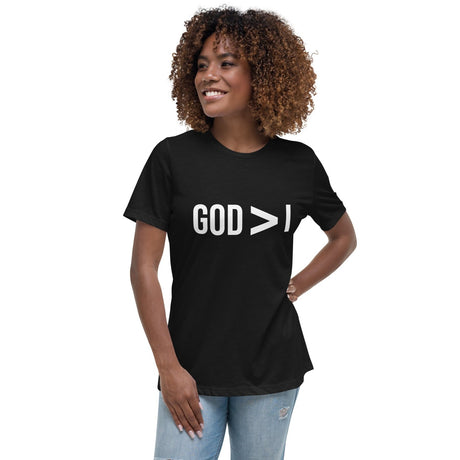 God Is Greater Than I Women's Shirt