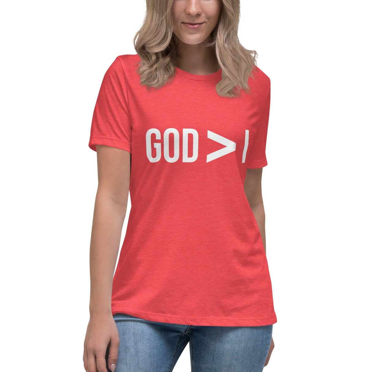 God Is Greater Than I Women's Shirt