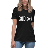 God Is Greater Than I Women's Shirt