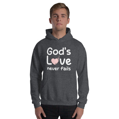 God's Love Never Fails Hoodie