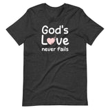 God's Love Never Fails Shirt