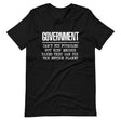 Government Can't Fix Potholes Shirt