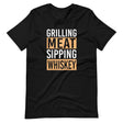 Grilling Meat Sipping Whiskey Shirt