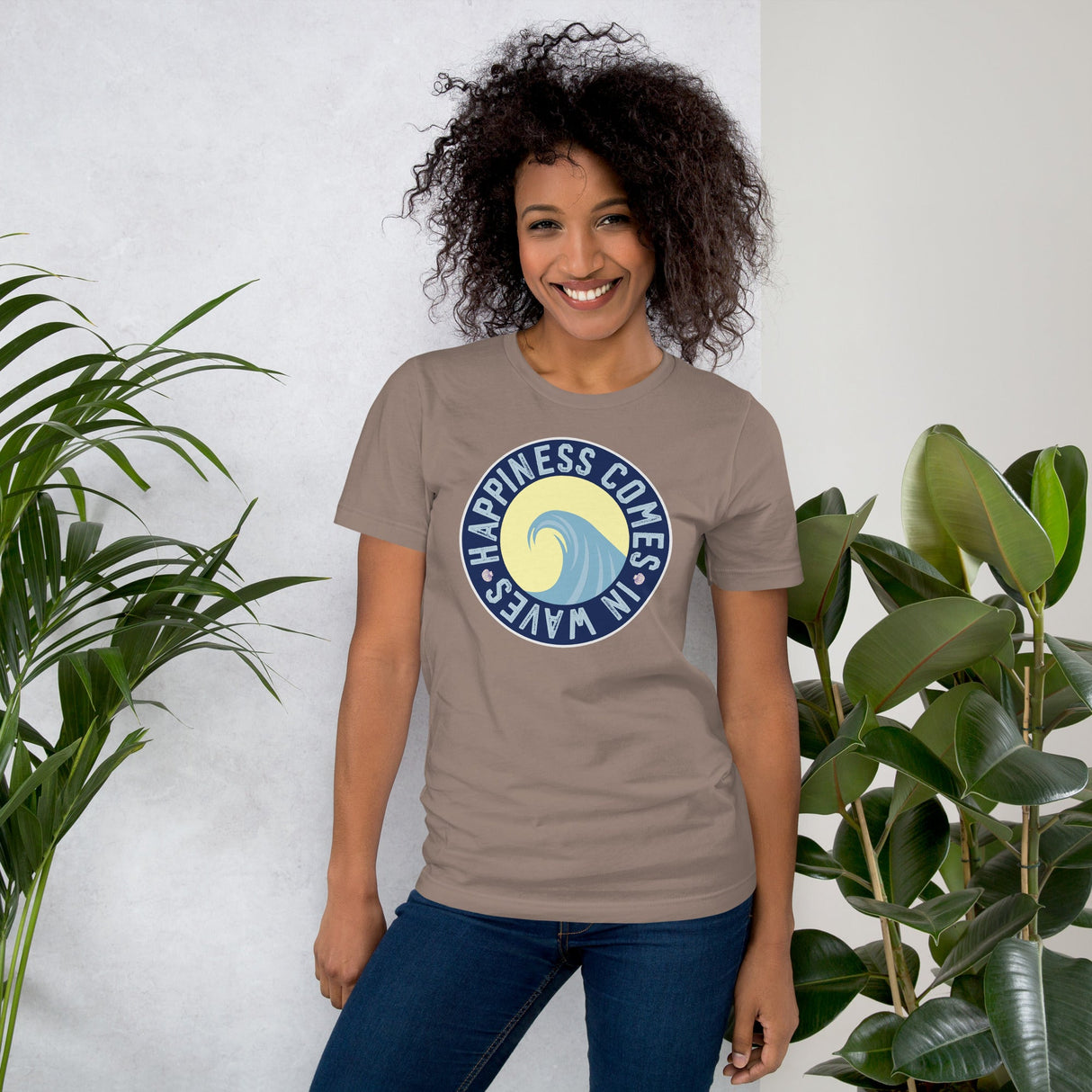 Happiness Comes In Waves Shirt