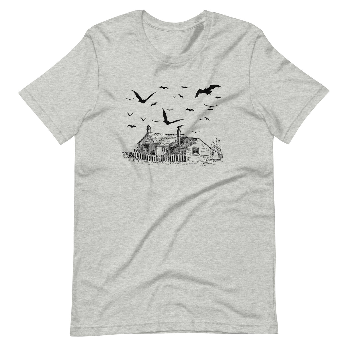 Haunted Cabin With Bats Shirt